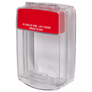 ASEC Alarmed Call Point Cover - Red & Green