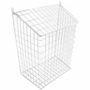 A. HARVEY 62L Large Letter Cage - White - 457mm(H) x 330mm(W) x 203mm(D)