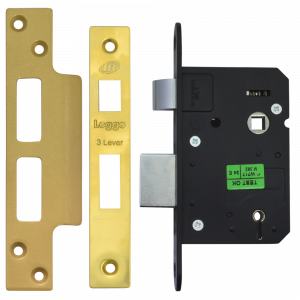 Legge 2643 & 2763 3 Lever Sashlock - 76mm PB KD Bagged