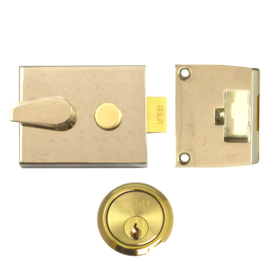 UNION 1047 & 1048 Deadlocking Nightlatch - 1048 - 60mm EB Case - PL Cyl Visi