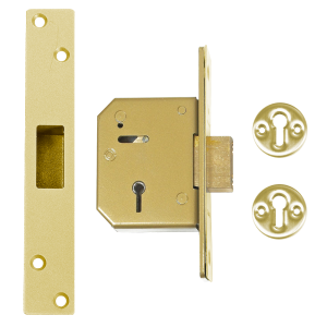 UNION C-Series 3G115 5 Lever Deadlock - 67mm PB KD Visi