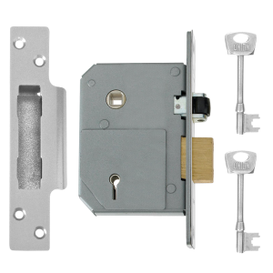 UNION C-Series 3K74 5 Lever Sashlock - 80mm SC KD Boxed