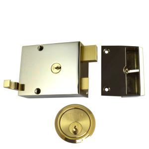 UNION 1332 & 1334 Drawback Rimlock - 60mm EB Case - PL Cyl Boxed