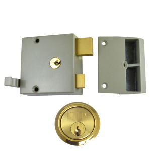 UNION 1332 & 1334 Drawback Rimlock - 50mm CG Case - PL Cyl Visi