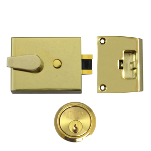 UNION 1037 & 1038 Auto Deadlocking Nightlatch - 1038 - 60mm EB Case - PL Cyl Visi
