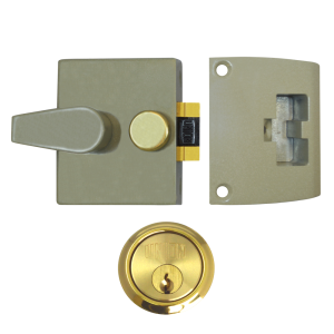 UNION 1037 & 1038 Auto Deadlocking Nightlatch - 1037 - 40mm CG Case - PL Cyl Visi