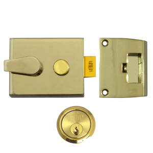 UNION 1026, 1027 & 1028 Non-Deadlocking Nightlatch - 1028 - 60mm EB Case - PL Cyl Visi