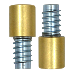 BRAMAH R1 ROLA Sash Window Stop - 19mm PB R1/01B 2 Locks & 2 Inserts