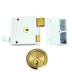 UNION 1332 & 1334 Drawback Rimlock - 50mm WE Case - PL Cyl Boxed
