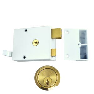 UNION 1332 & 1334 Drawback Rimlock - 60mm WE Case - PL Cyl Boxed