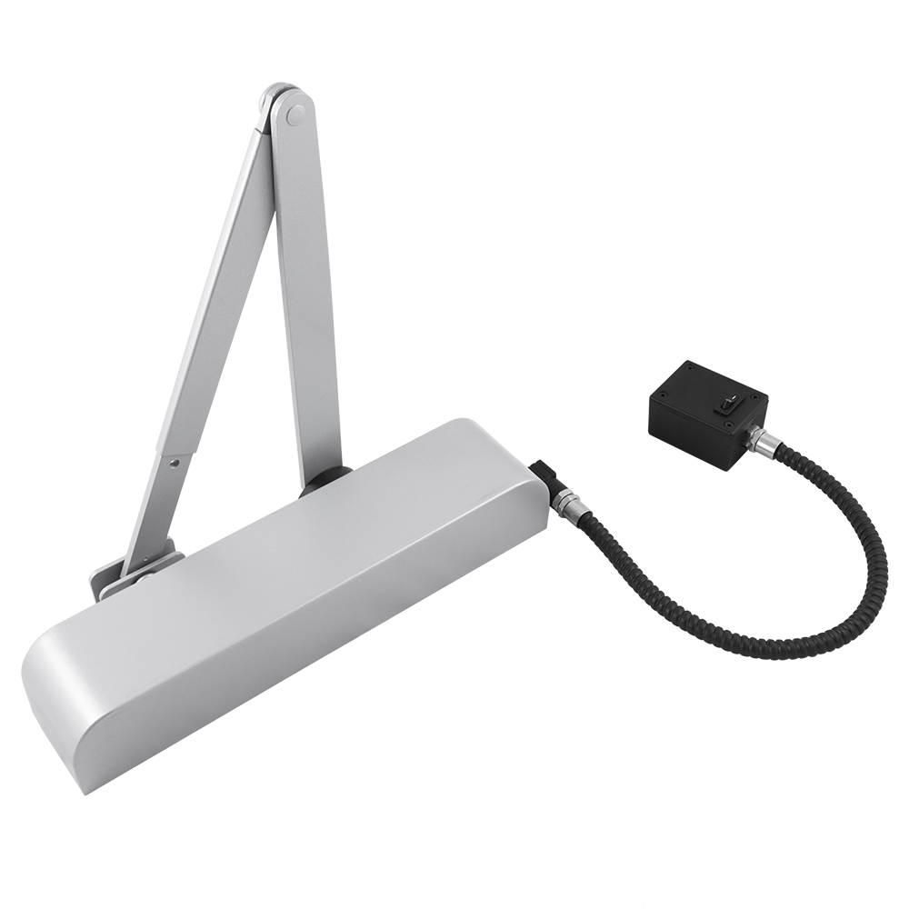 ASEC E-Mag Size 4 Overhead Electromagnetic Door Closer With Swing Free & Hold Open Facility