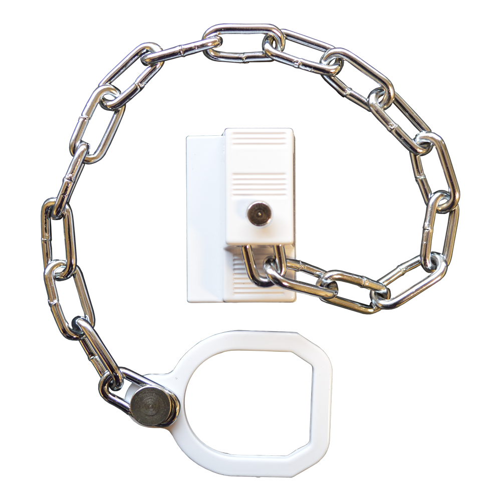 ASEC UPVC Door Chain Restrictor With Ring