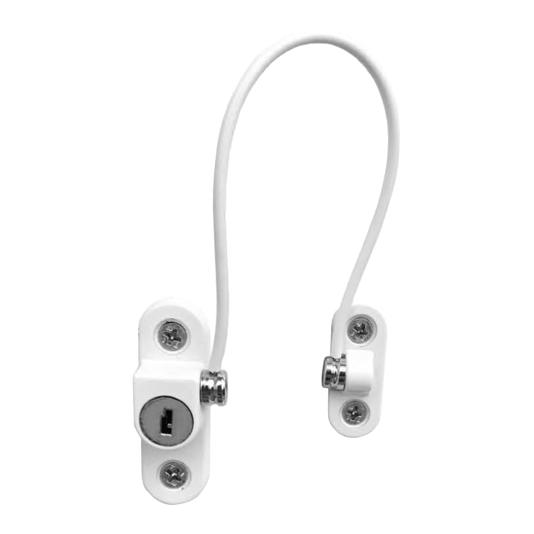 ASEC 200mm Mini Locking Cable Window Restrictor