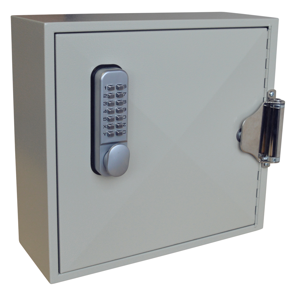 ASEC 50 Hook Digital Self Closing Cabinet For Padlocks or Key Bunches