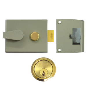 UNION 1047 & 1048 Deadlocking Nightlatch - 1048 - 60mm CG Case - PL Cyl Visi