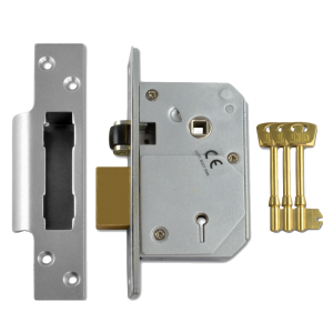 UNION C-Series 3K74E BS 5 Lever Sashlock - 67mm SC KA Boxed