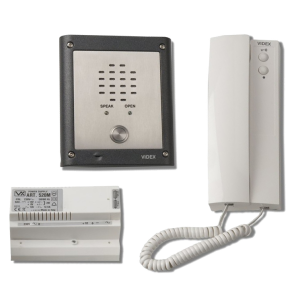 VIDEX 4K Series Audio 1 Way Vandal Resistant Intercom Kit Surface - VR4K