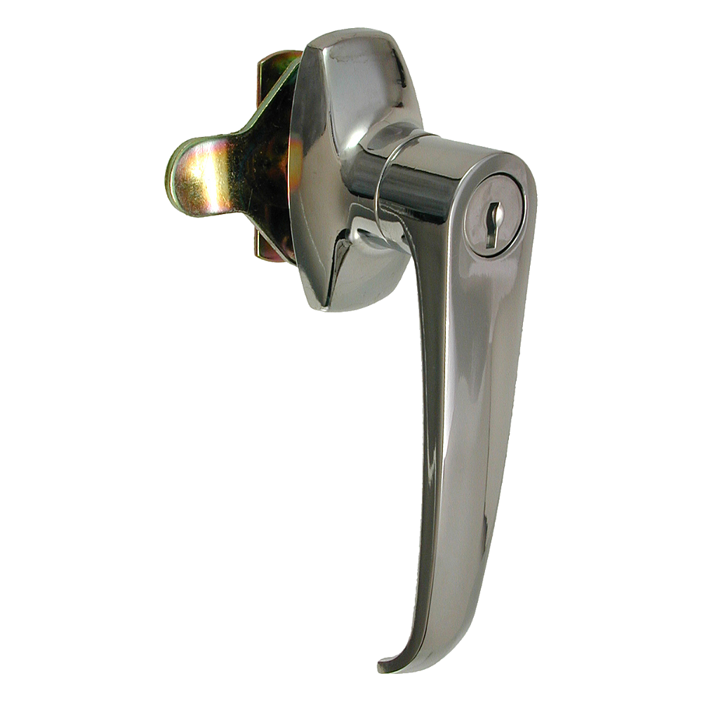 L&F 1602 Rear Fixed L Garage Door Handle Square Spindle