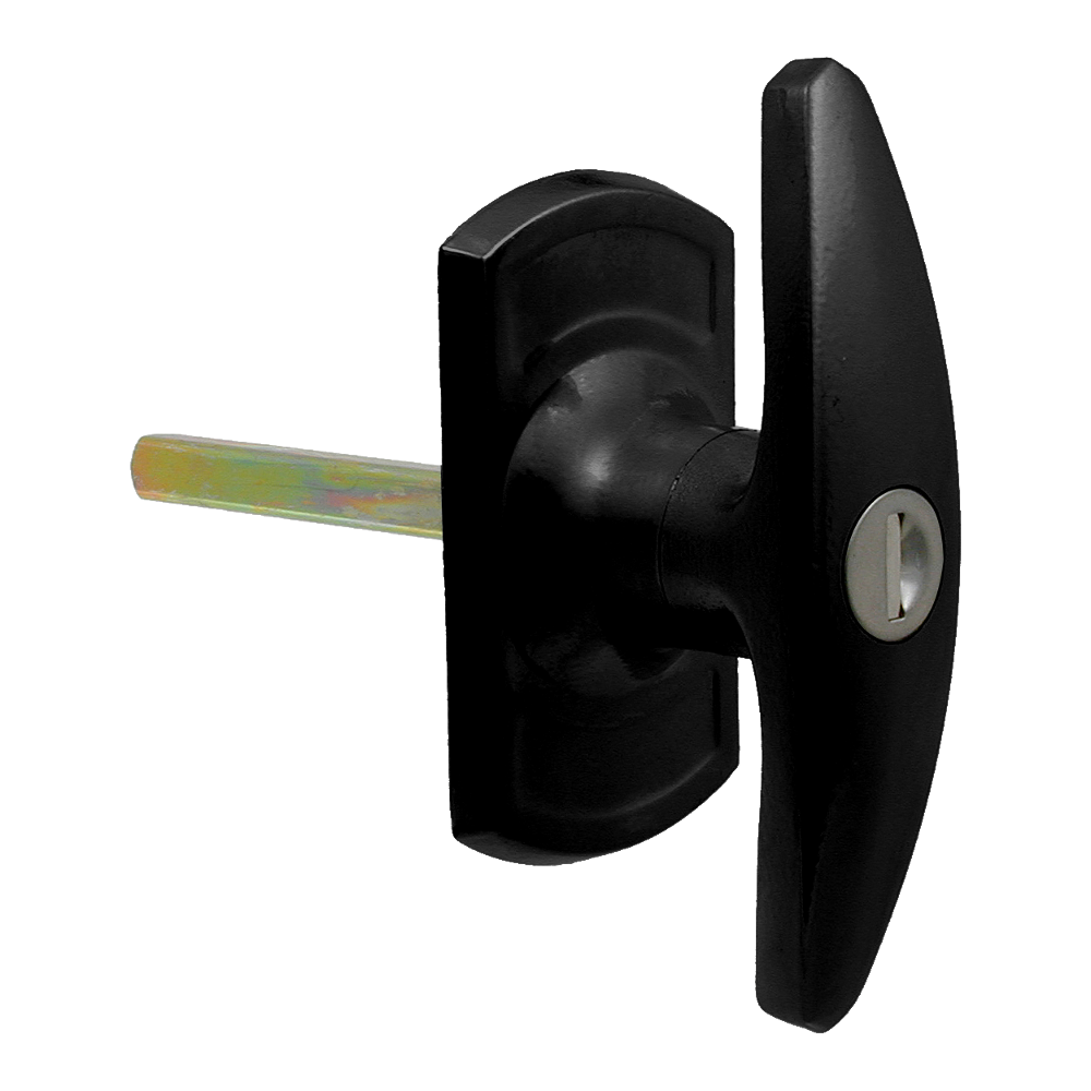 Lowe & Fletcher 1616 Rear Fixed Garage Door Lock With Short Lugs & Square Spindle