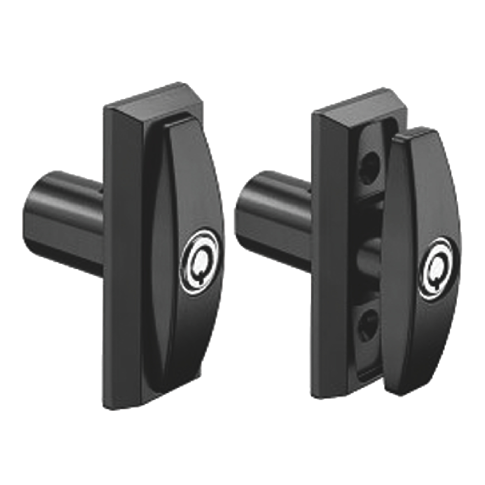 LOWE & FLETCHER 1642 Concealed Front Fixed Pop Out T Garage Door Handle