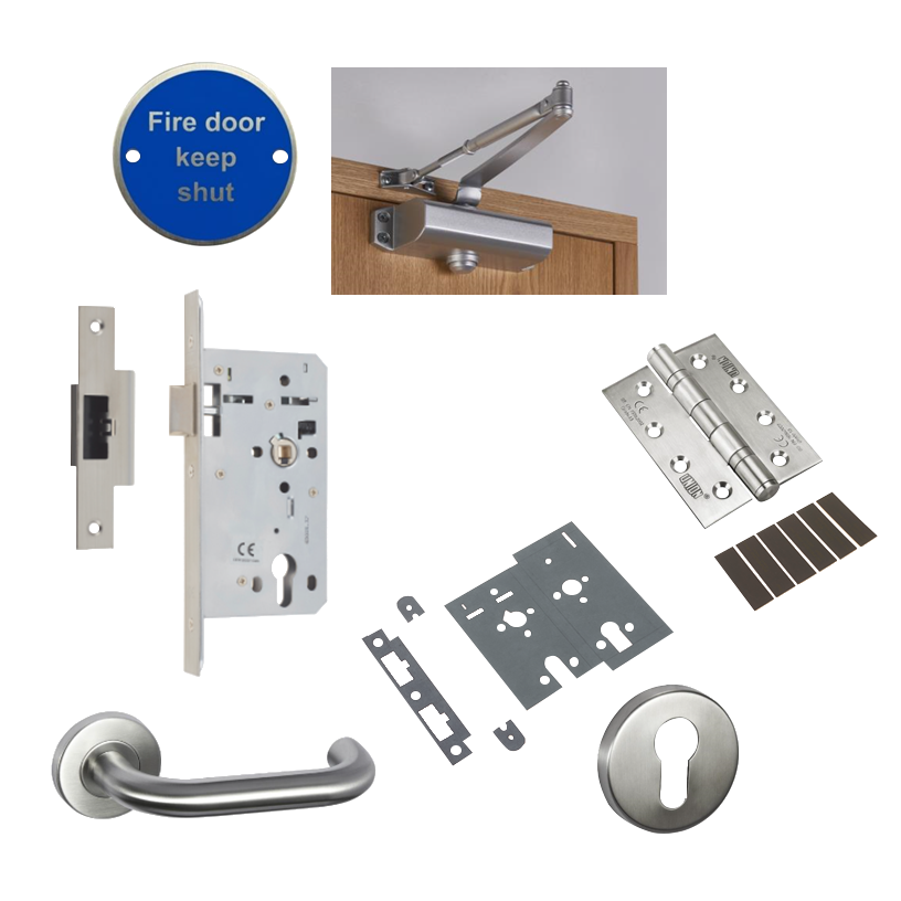 UNION Latch Fire Door Pack Kit