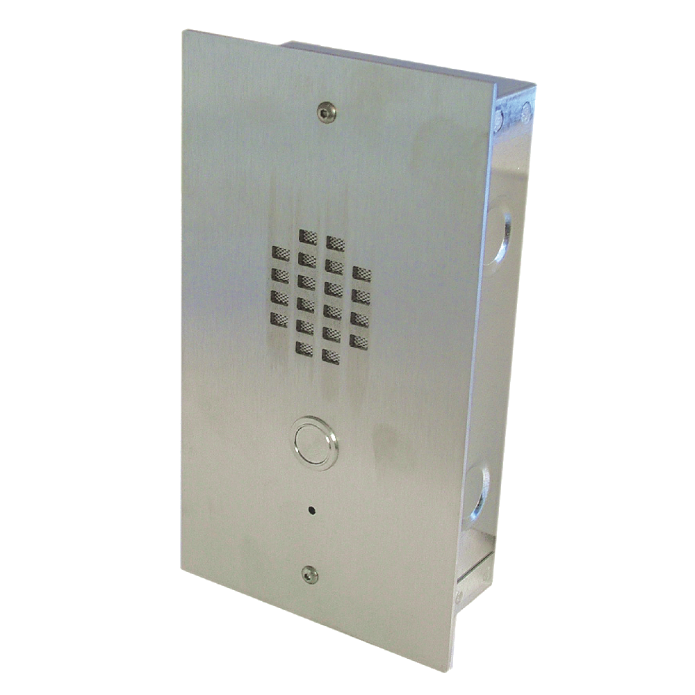 VIDEX VR1S Audio 1 Way Vandal Resistant Intercom Panel Flush