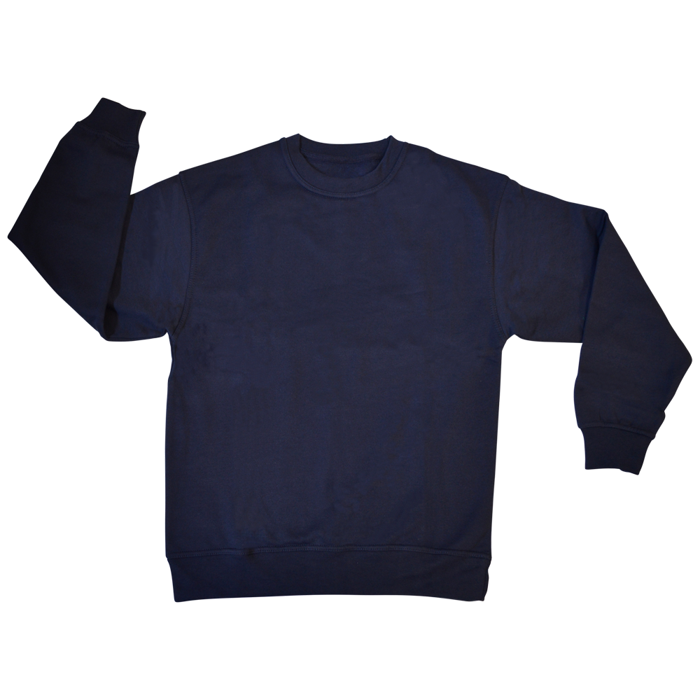 Action Polycotton Sweatshirt Navy