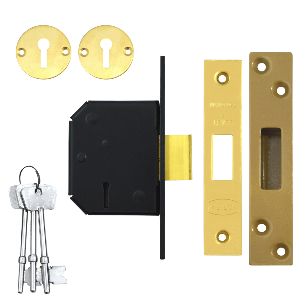 WILLENHALL LOCKS M1C 5 Lever Deadlock