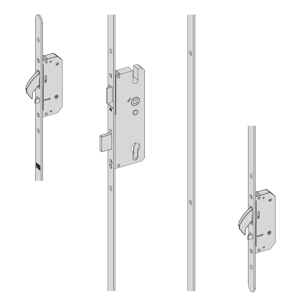 WINKHAUS AV2 Heritage Auto Locking Lever Operated Latch & Deadbolt 16mm Flat - 2 Hook