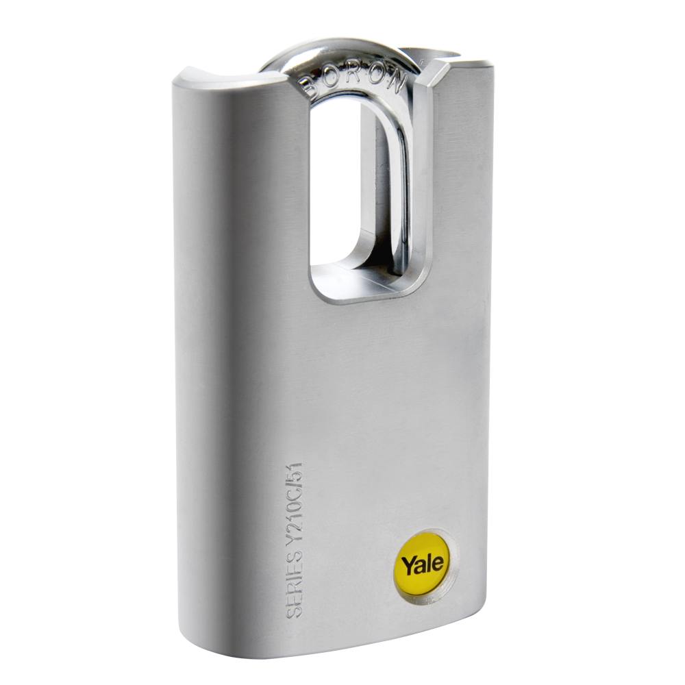 YALE 210 Closed Shackle Steel Padlock